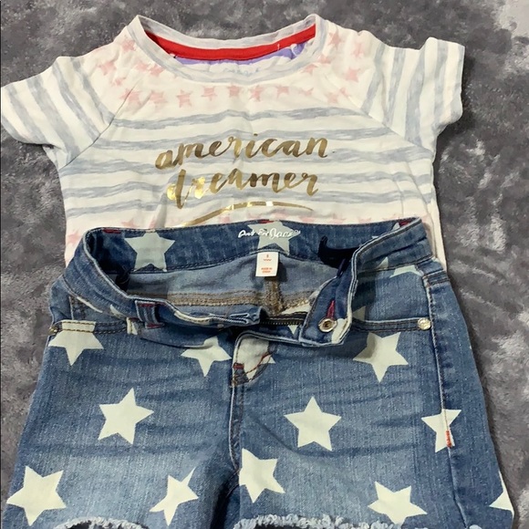 Cuteness alert 🚨 cute cat & jack shorts & Tee! - Picture 1 of 3